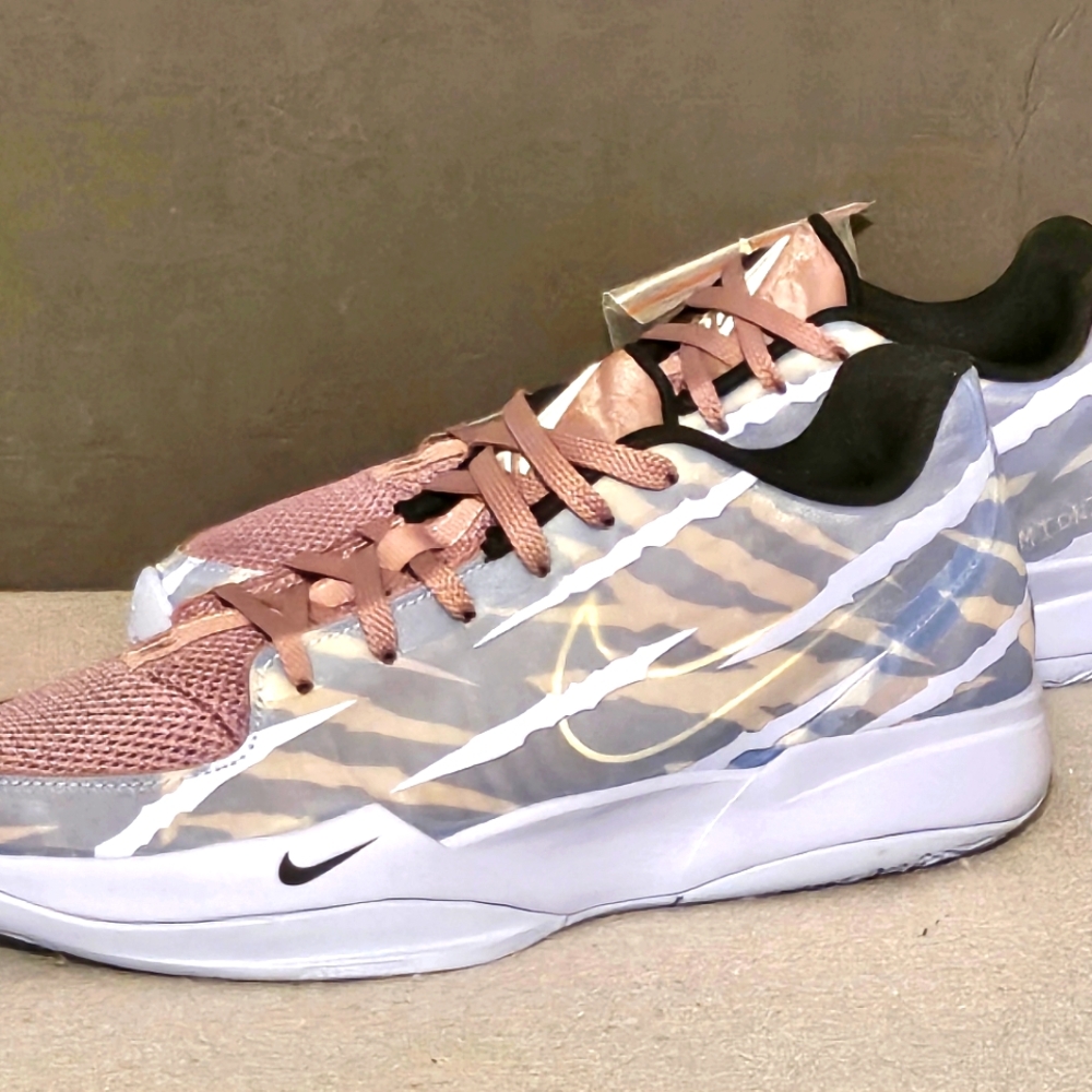 New Nike Ja Morants 2 Induction Midnight Series, M9, Colbalt Bliss/Taupe/Multi - Picture 3 of 6